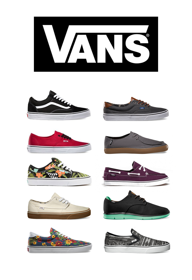 all styles of vans