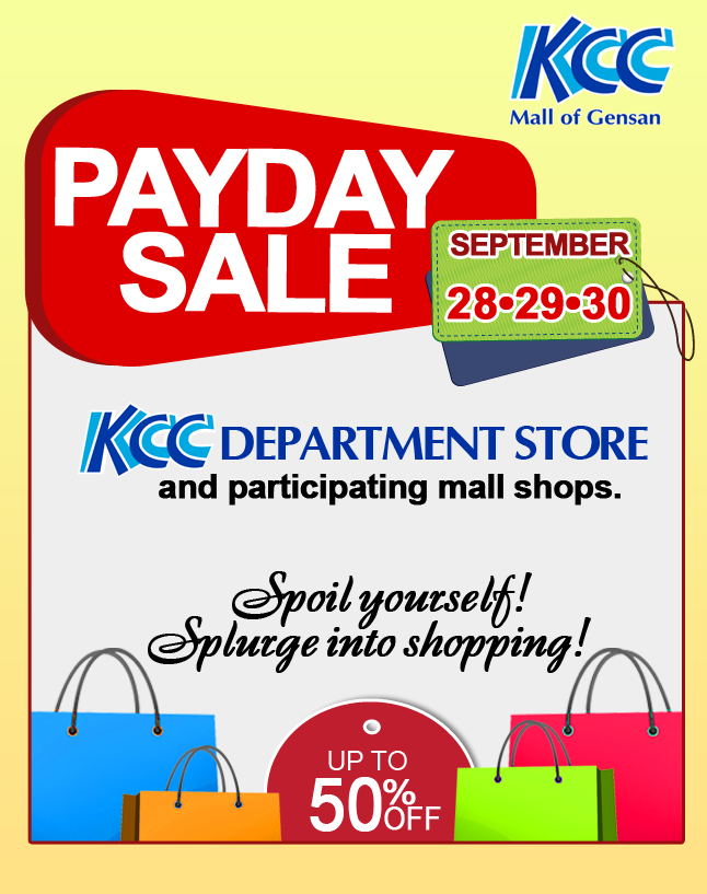 KCC Payday Sale