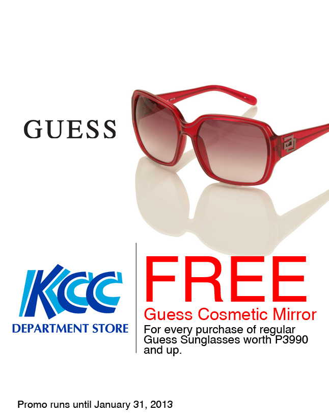 GUESS: FREE COSMETIC MIRROR