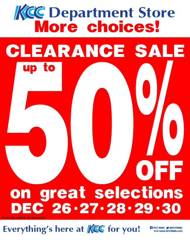 Clearance sale_2013